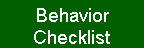 Behavior Checklist